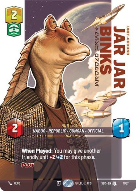 [06-SEC-EN-1057](U) Jar Jar Binks - Mesa Propose (Prestige)