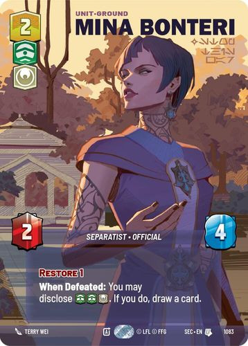 [06-SEC-EN-1083](U) Mina Bonteri - Stop This War (Prestige) (Foil)