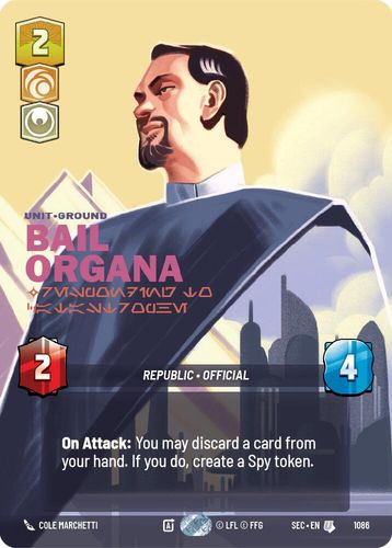 [06-SEC-EN-1086](U) Bail Organa - Responding to Catastrophe (Prestige) (Foil)