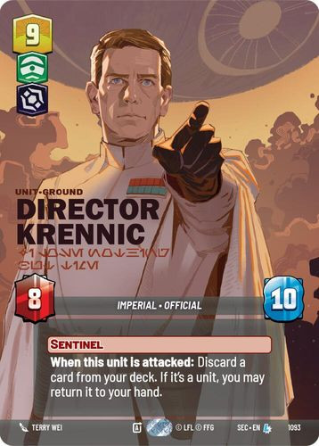 [06-SEC-EN-1093](L) Director Krennic - I Lose Nothing But Time (Prestige) (Foil)