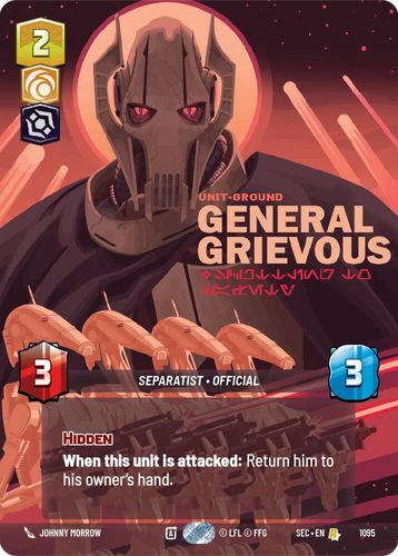 [06-SEC-EN-1095](R) General Grievous - Scuttling to Safety (Prestige) (Foil)