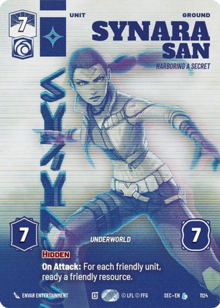 [06-SEC-EN-1124](L) Synara San - Harboring a Secret (Prestige) (Foil)