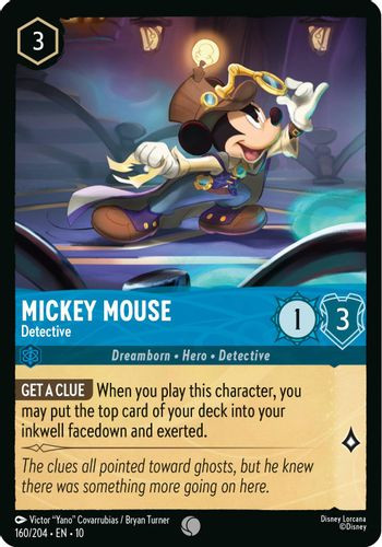 [LOR10-160/204](C) Mickey Mouse - Detective