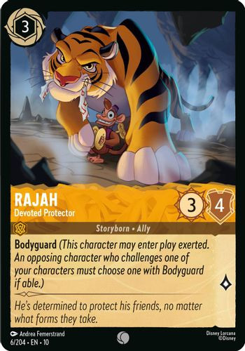 [LOR10-006/204](C) Rajah - Devoted Protector (Foil)