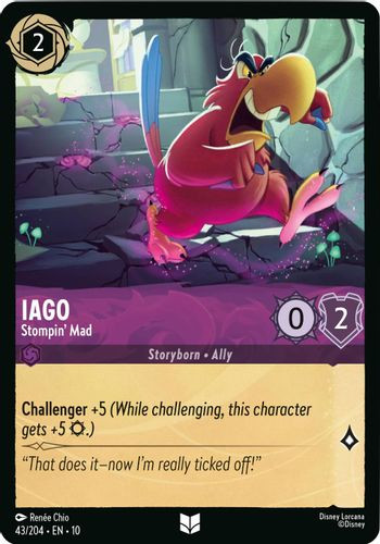 [LOR10-043/204](U) Iago - Stompin' Mad (Foil)