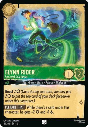 [LOR10-081/204](U) Flynn Rider - Spectral Scoundrel (Foil)