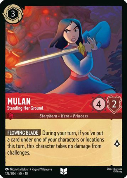 [LOR10-126/204](U) Mulan - Standing Her Ground (Foil)