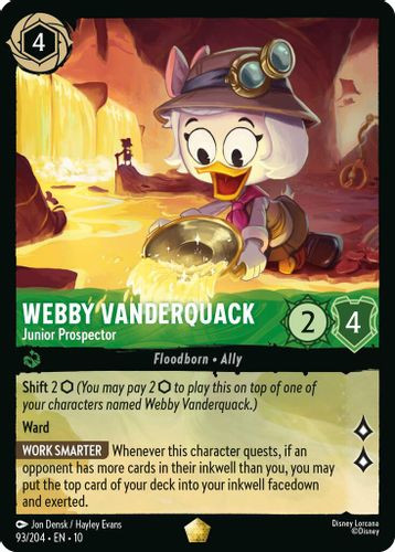 [LOR10-093/204](L) Webby Vanderquack - Junior Prospector