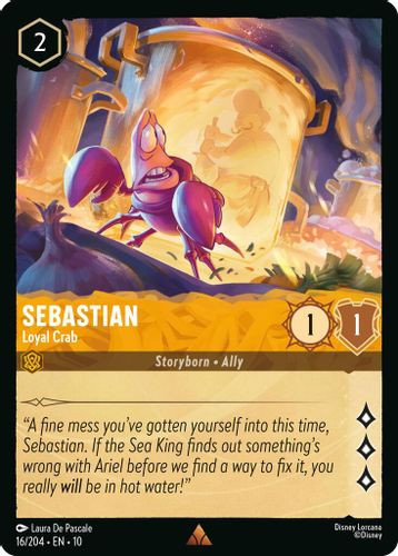 [LOR10-016/204](R) Sebastian - Loyal Crab (Foil)