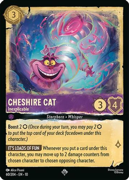 [LOR10-060/204](SR) Cheshire Cat - Inexplicable (Foil)