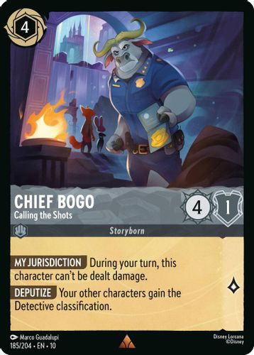 [LOR10-185/204](R) Chief Bogo - Calling the Shots (Foil)
