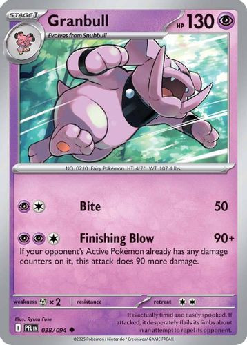 |ME02|[PFL-038/094](UC) Granbull {Reverse Holo}