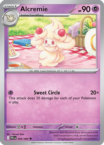 |ME02|[PFL-044/094](UC) Alcremie {Reverse Holo}