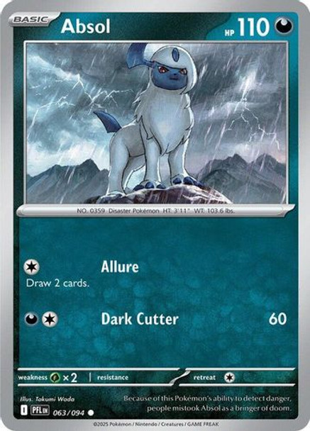 |ME02|[PFL-063/094](C) Absol {Reverse Holo}
