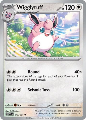 |ME02|[PFL-077/094](UC) Wigglytuff {Reverse Holo}
