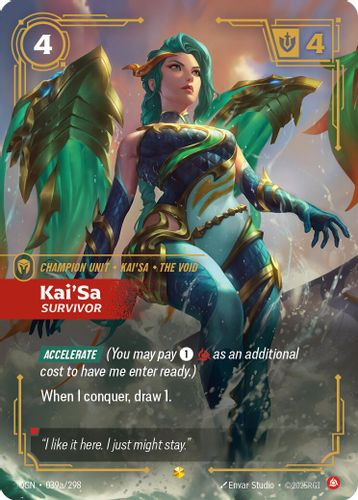 |RB01|[OGN-039a/298](AA) Kai'Sa - Survivor {Alt Art} {Foil}