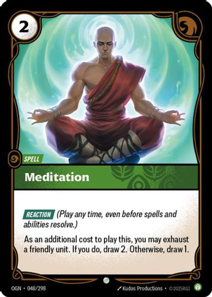 |RB01|[OGN-048/298](C) Meditation {Foil}