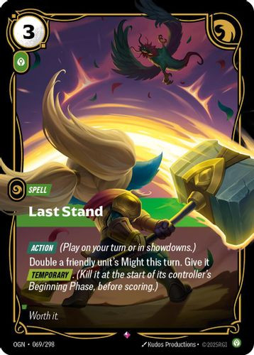 |RB01|[OGN-069/298](R) Last Stand {Foil}