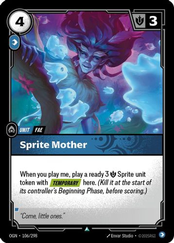 |RB01|[OGN-106/298](U) Sprite Mother {Foil}