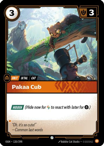 |RB01|[OGN-135/298](C) Pakaa Cub {Foil}