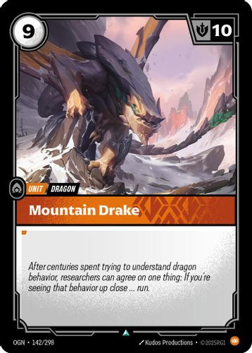 |RB01|[OGN-142/298](U) Mountain Drake {Foil}