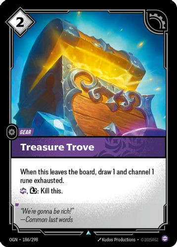 |RB01|[OGN-186/298](U) Treasure Trove {Foil}