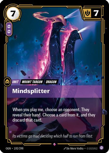 |RB01|[OGN-192/298](R) Mindsplitter {Foil}