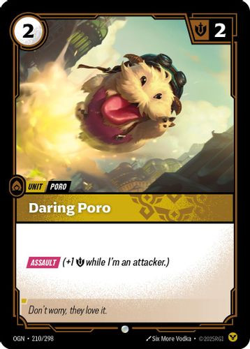|RB01|[OGN-210/298](C) Daring Poro {Foil}