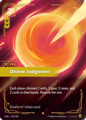 |RB01|[OGN-244/298](E) Divine Judgment {Foil}