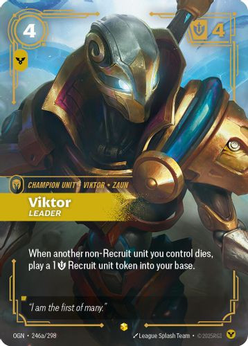 |RB01|[OGN-246a/298](AA) Viktor - Leader {Alt Art} {Foil}