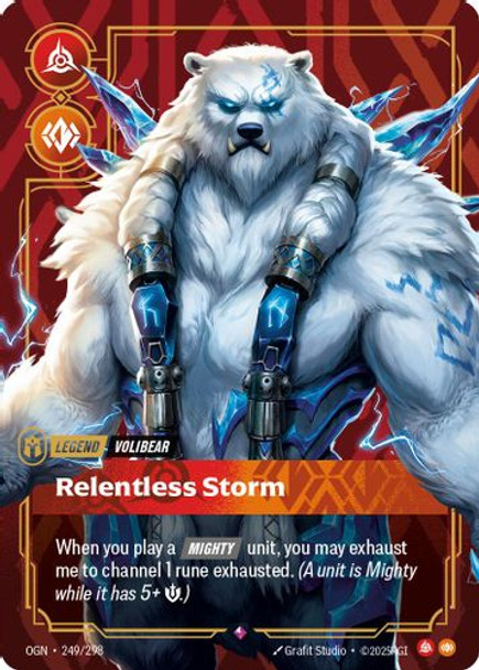 |RB01|[OGN-249/298](R) Volibear - Relentless Storm {Foil}