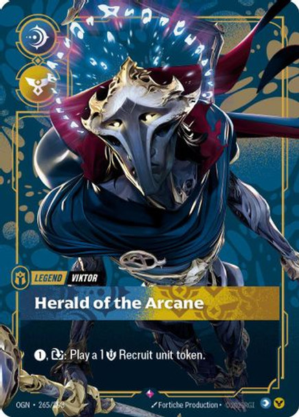 |RB01|[OGN-265/298](R) Viktor - Herald of the Arcane {Foil}