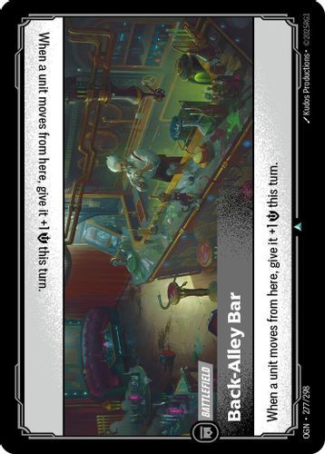 |RB01|[OGN-277/298](U) Back-Alley Bar {Foil}