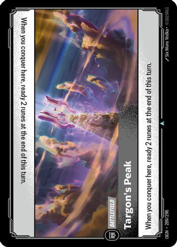 |RB01|[OGN-289/298](U) Targon's Peak {Foil}