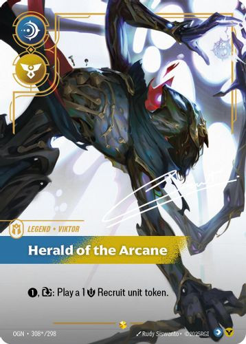 |RB01|[OGN-308*/298](SC) Viktor - Herald of the Arcane {Signature} {Foil}
