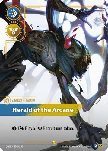 |RB01|[OGN-308/298](SC) Viktor - Herald of the Arcane {Foil}