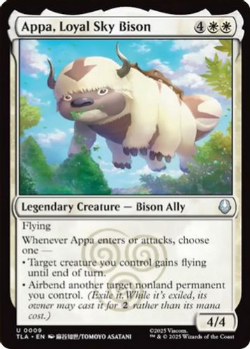 [TLA-0009](U) Appa, Loyal Sky Bison (Foil)