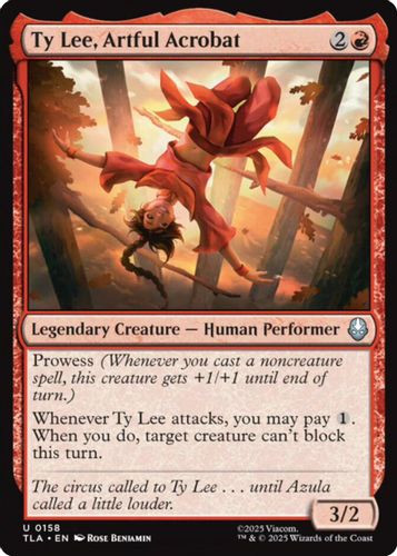 [TLA-0158](U) Ty Lee, Artful Acrobat (Foil)