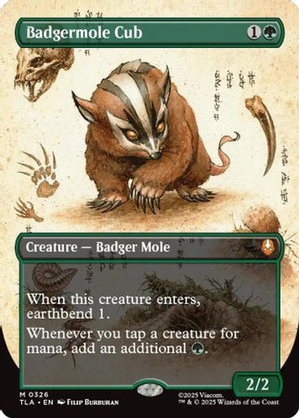 [TLA-0326](M) Badgermole Cub (Borderless)
