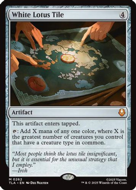 [TLA-0262](M) White Lotus Tile (Foil)