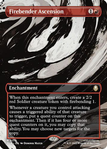 [TLA-0312](R) Firebender Ascension (Borderless) (Foil)