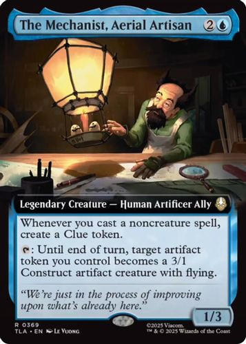 [TLA-0369](R) The Mechanist, Aerial Artisan (Extended Art) (Foil)