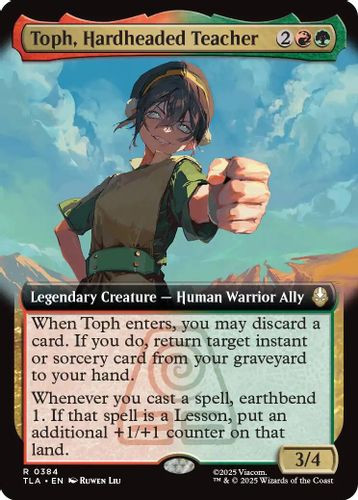 [TLA-0384](R) Toph, Hardheaded Teacher (Extended Art) (Foil)