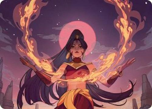 [TLAART-0044](S) Firebending Student Art Card