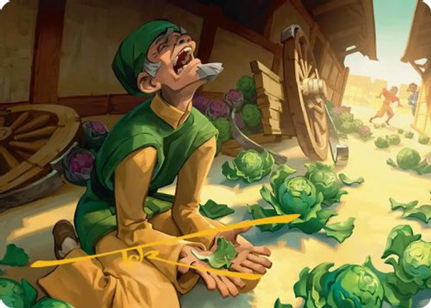 [TLAART-0019](S) Unlucky Cabbage Merchant Art Card (Signature Art Card)