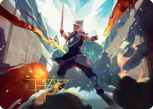 [TLAART-0023](S) Sokka, Tenacious Tactician Art Card (Signature Art Card)