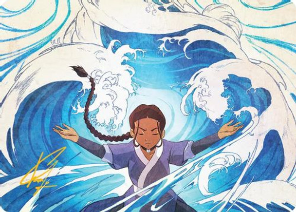 [TLAART-0048](S) Katara, Water Tribe's Hope Art Card (Signature Art Card)