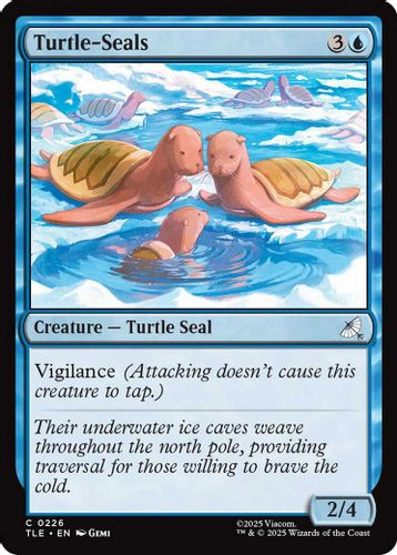[TLE-0226](C) Turtle-Seals (Foil)