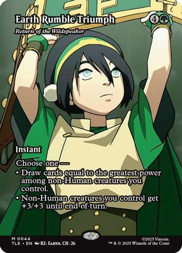 [TLE-0044](M) Earth Rumble Triumph - Return of the Wildspeaker (Borderless)