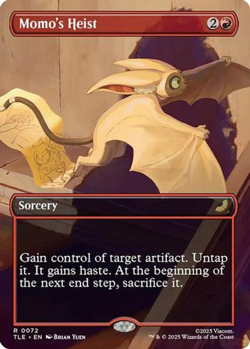 [TLE-0072](R) Momo's Heist (Borderless) (Foil)